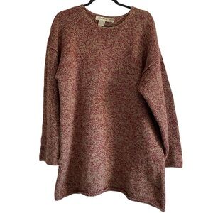 Eddie Bauer Wool Blend Oversized Sweater M Chunky Knit Coastal Outdoorcore